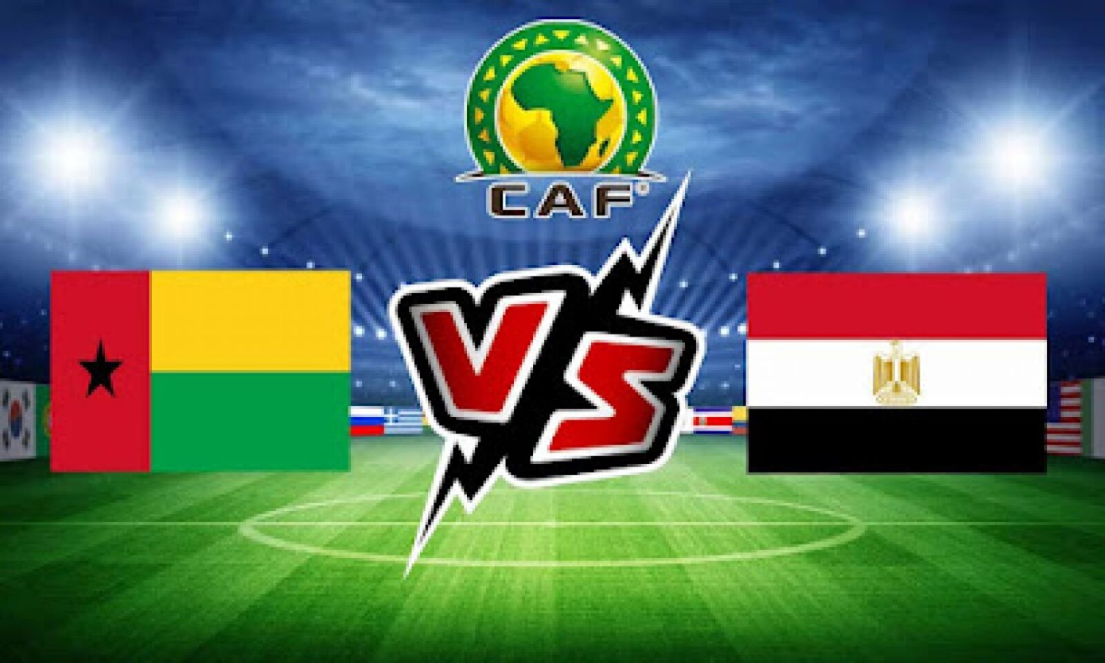 مباراة مصر وغينيا بيساو بث مباشر اليوم في كأس الأمم الأفريقية