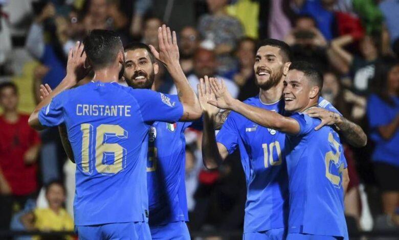تصدر منتخب إيطاليا بطلة أوروبا &Quot;لمجموعة الموت&Quot; 1 منتخب أيطاليا
