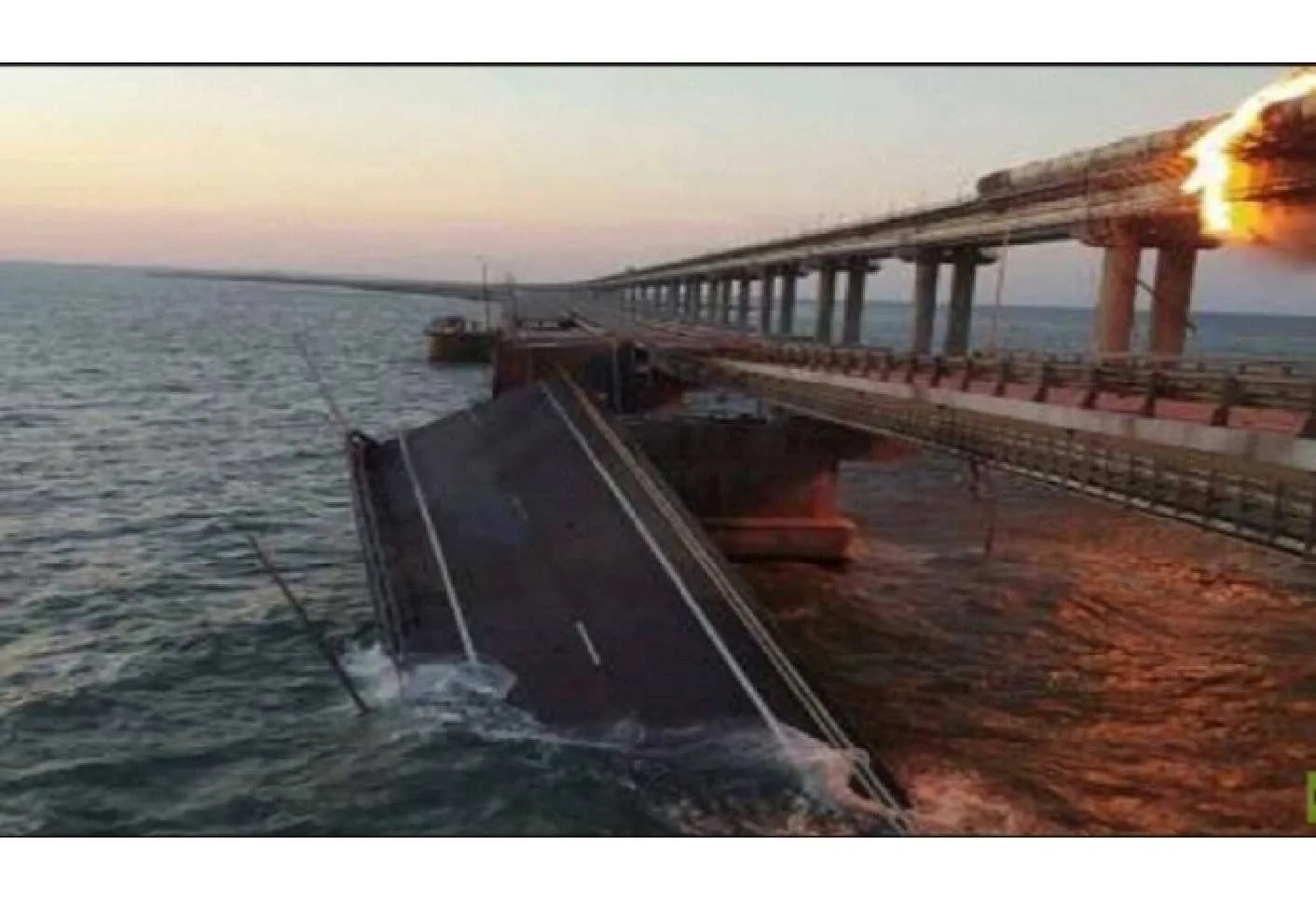 روسيا خسائر تفجير جسر القرم حوالي 500 مليون روبل
