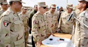 وزير الدفاع المصري يشهد مشروع مراكز القيادة التعبوير